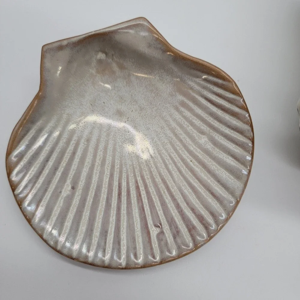 Coastal Seashells Wax Warmer Nautical Ceramic Candle Warmer Starfish Decor
